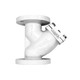 Titan Flow Control 2 in. Flange End White Ductile Iron “Y” Wye Strainer