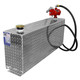 38 Gallon Aluminum Rectangle Fuel Transfer Tank w/ Fill-Rite FR8 8 GPM Pump (12V DC)