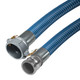 BadgerFlex Blue Water 2 in. Low-Temperature Heavy Duty Suction Hose w/ Female Coupler x Male Adapter Ends