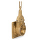 RIV Perla 4 in. Brass Piston Gate Valve Flange X F NPT