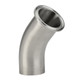 Wayland Ind. W4L2KM Clamp x Butt Weld 45° Elbow 304 Stainless Steel