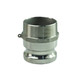 JME Stainless Steel Part F Male NPT x Male Adapter