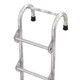 Vestil NTAL-10-HDG 10 Step Galvanized Tank Access Ladder 300 Lb. Capacity