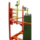 JME VAPSKID120 4 in. Channel Base 2 in. Pipe Uprights 1 1/4 in. Horizontal Braces Portable Vaporizer Unit - 120 GPH