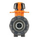 Chemline Plastics SM Series Metering Ball Valve, PVC Body, FKM Seal, Threaded Ends