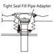 JME LJQ-01 4 in. FNPT x 4 in. Bronze Tight-Fill Top Seal  Adapter