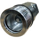 Stucchi VD 3/4 in. Carbon Steel Poppet Screw Coupler 1/2 in. BSP, 39.22 GPM