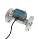 GPI G2S15F42GMZ 1 1/2 in. NPT Industrial Stainless Steel Turbine Flow Meter w/ LCD Display, Pulse Out, 4-20mA - 1 1/2 in. #150 ANSI Flange Ends