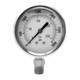 PCI PCLG-160P Liquid Filled 2 1/2 in. Stainless Case x 1/4 in. NPT Bottom Mount Pressure Gauge, 0 - 160 PSI