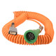 Dixon Green Thermistor Plug & Coiled Cord w/ 30 ft. Coiled Cable & Aluminum D-Connector Break-Away