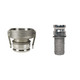 Dixon 6 in. Sand Cast Stainless Steel Cam & Groove Couplers
