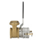 RIV Turchese 6 in. NPT Brass Lever Valve Combo - 116 PSI