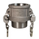 Dixon HAB100EZ 1 in. Cam & Groove Hastelloy Type B Coupler - Male NPT