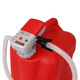 Zeeline ZE1030 Battery Powered 6 Gallon Fuel Can Transfer Pump, 2.4 GPM, Red