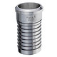 Kuriyama FBSSS250 2 1/2 in. Female Bevel Seat x Hose Shank Crimp Fitting