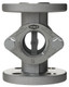 Dixon Series 15 Sight Flow Indicator 1 1/2 in. #150 TTMA Flange FKM Seal Ryton Flapper