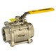 Chicago Valves 3466R6TE030 3 in. Stainless Steel Ball Valve - Threaded, 800 PSI