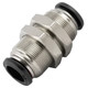AIGNEP 50050N-6, 6 mm Push-To-Connect Bulkhead Union - Pack of 10