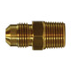 Midland Industries 10264 Brass S.A.E. 45° Adapter, 3/8 in. Male Flare x 3/8 in. MNPT