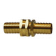 Midland Industries 30027 Brass Garden Hose Coupling, 1/2 in. Barbed x 1/2 in. FGH