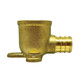 Midland Industries 35095 90° Lead Free Brass Drop Ear Elbow, 1/2 in. PEX x 1/2 in. FIP