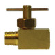 Midland Industries 46061 Brass Needle Valve, 1/4 in. MIP x 1/4 in. FIP