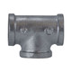 Midland Industries 64258 Pipe Tee, Galvanized, 2 in. FPT, 150 PSI