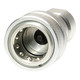 Holmbury IB10-F-06N 3/8 in. Carbon Steel ISO B Coupling 3/8 NPTF, ISO 7241:2014 W/ Nitrile Rubber Seal - Female