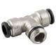 AIGNEP 50210N-5-1/8, 5 mm Push-To-Connect Fitting Tube x 1/8 in. Branch Tee Swivel - Pack of 10