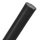 Techflex PTN0.25BK Flexo PET 1/4 in. x 200 ft. Braided Sleeve, Black