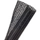 Techflex F6N0.25BK Flexo F6 1/4 in. x 100 ft. Braided Sleeve, Black