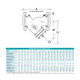 Titan Flow Control YS61S0800 8 in. Y-Strainer, Flanged, Stainless Steel - ASME Class 150