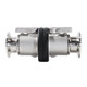 DataMate 1 in. 304 Stainless Steel Dual Interlock Quick Coupling for Liquid Cooling Systems - Tri Clamp