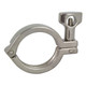 JME 13MHH 1 in. & 1 1/2 in. Single Pin Clamp, 304 Stainless Steel