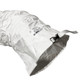 Badgerflex 16 in. Ceiling Panel Tile w/ Duct Hose & Belt Cuff Ends, White - 8 ft.