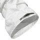 BadgerFlex 12 in. Silicone Duct Hose w/ Worm-Gear Cuff, 14 oz., White - 12 ft.