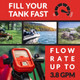 Fill-Rite FRBPA Battery Powered Transfer Pump 3.8 GPM Auto Shut Off