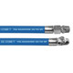 BadgerFlex 3/4 in. Washdown Hose Assembly w/ Stainless Super Klean Ends - Blue