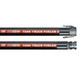 BadgerFlex 4 in. Petroleum Suction & Discharge Hose Assembly w/ Part C Female Coupler x Part E Male Adapter Ends - Black