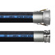 BadgerFlex 6 in. Water Suction & Discharge Hose Assembly w/ Part C Female Coupler x Part E Male Adapter Ends - Black