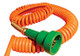Scully 31494M2 Green Thermistor Plug & 50 ft. Coiled Cord w/ 4 J-Slot Pins & 10 Contact Pins for Scully Systems