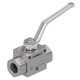 Gemels GE2 Ball Valve 1/4 in. NPT DN6 1111AB 7250 PSI