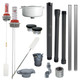 Gasoline Vent Kit w/ 1 in. Swivel for 550 Gal x 48 in. Double Wall Tank - FNPT