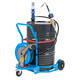 BadgerLube 503 3:1 Wheeled Oil Drum Kit w/ Hose Reel, Air Operated, 6.6 GPM