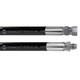 Kuriyama Piranhaflex PF628 1/4 in. Hydraulic Hose Assembly w/ Male JIC Seat x Female JIC Seat