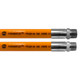 Kuriyama Piranhaflex PF628NC 3/4 in Hydraulic Hose Assembly w/ Male NPT x Swivel Male NPT Ends