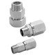 Chicago Fittings 85 Outdoor Service Head Adapter with Integral Stiffener 1/2 in. CTS x 1 in. MPT x 1 in. FPT