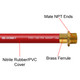 BadgerFlex 1 3/8 in. FOD Hose Assemblies w/ Male NPT Ends