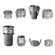 Kuriyama 1 in. Die Cast Aluminum Quick Couplings Part D Female Coupler x Female NPT