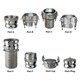 Kuriyama 6 in. 316 Stainless Steel Quick Couplings - Part F Male NPT x Male Adapter